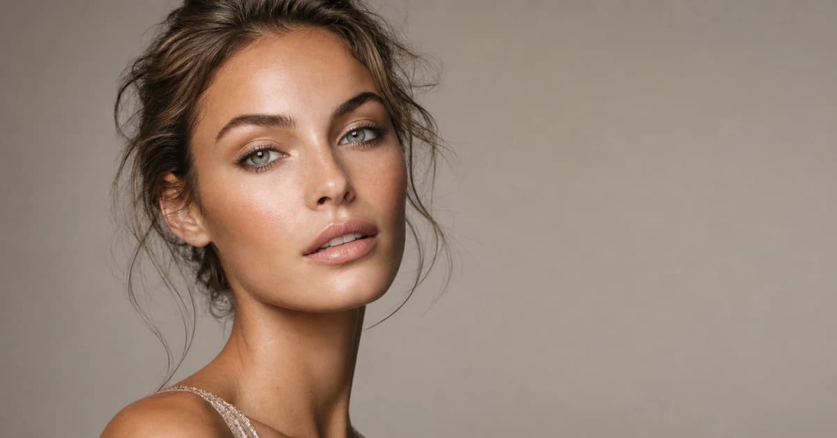 A woman wearing a warm coral-red lipstick chosen to flatter her undertone, by ToneLala
