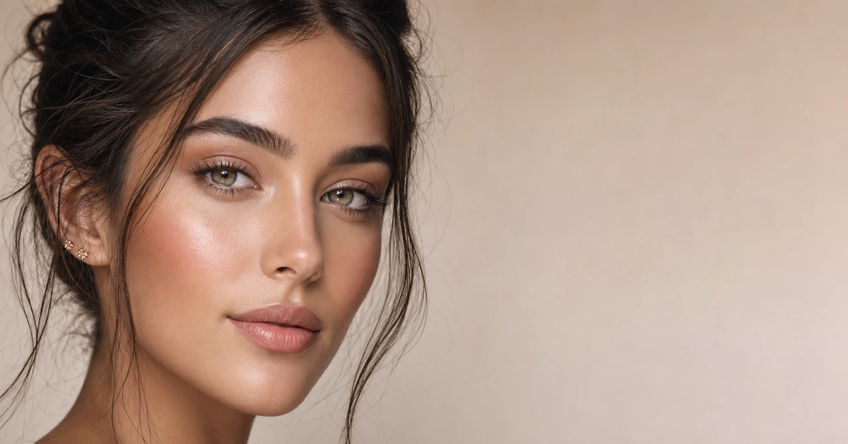 A woman swatching three foundation stripes along her jawline in daylight to find her matching shade and undertone, by ToneLala