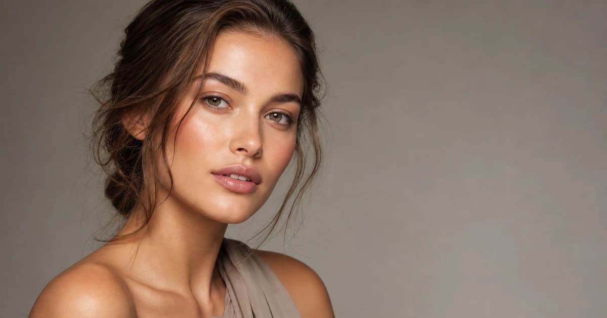 Light Spring colouring — a woman with light, warm, bright features in peach and light warm aqua with gold jewellery, illustrating the Light Spring celebrity look, by ToneLala