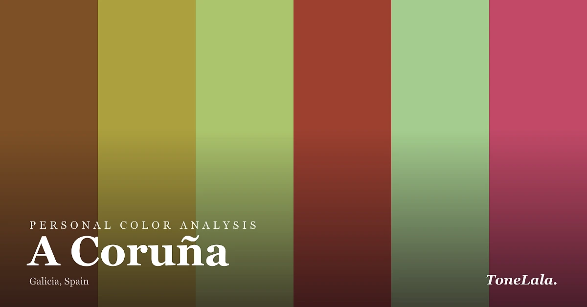 Personal color analysis in A Coruña — the A Coruña color palette by ToneLala