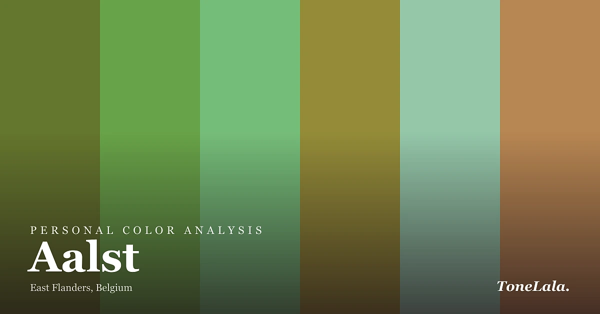 Personal color analysis in Aalst — the Aalst color palette by ToneLala
