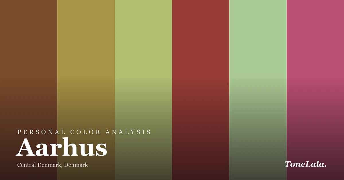 Personal color analysis in Aarhus — the Aarhus color palette by ToneLala