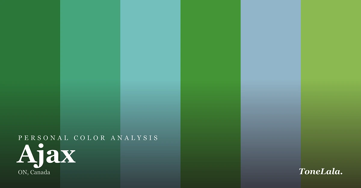 Personal color analysis in Ajax — the Ajax color palette by ToneLala