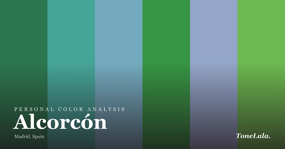 Personal color analysis in Alcorcón — the Alcorcón color palette by ToneLala