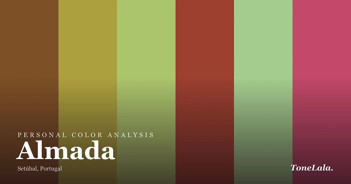 Personal color analysis in Almada — the Almada color palette by ToneLala