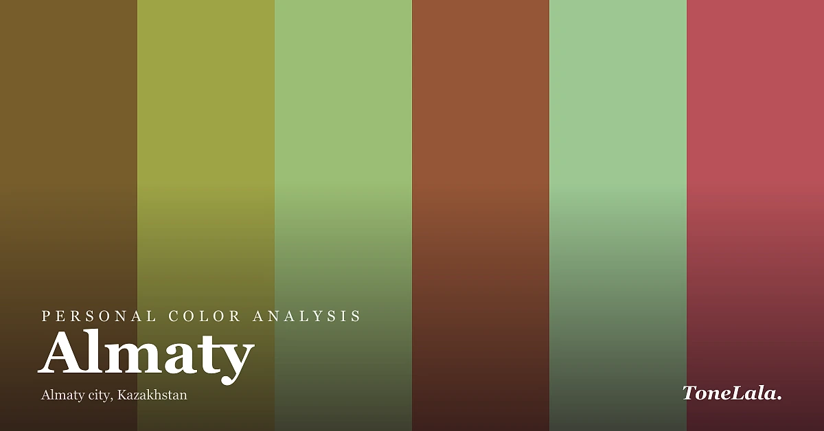 Personal color analysis in Almaty — the Almaty color palette by ToneLala
