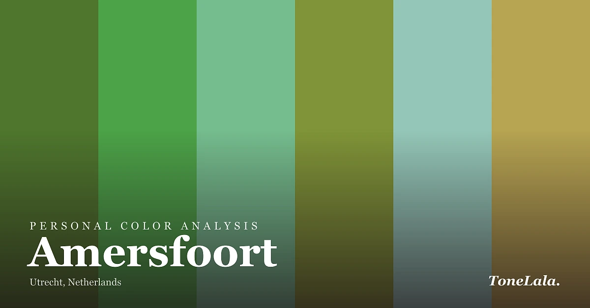 Personal color analysis in Amersfoort — the Amersfoort color palette by ToneLala
