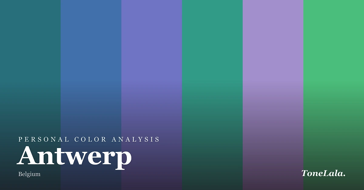 Personal color analysis in Antwerp — the Antwerp color palette by ToneLala