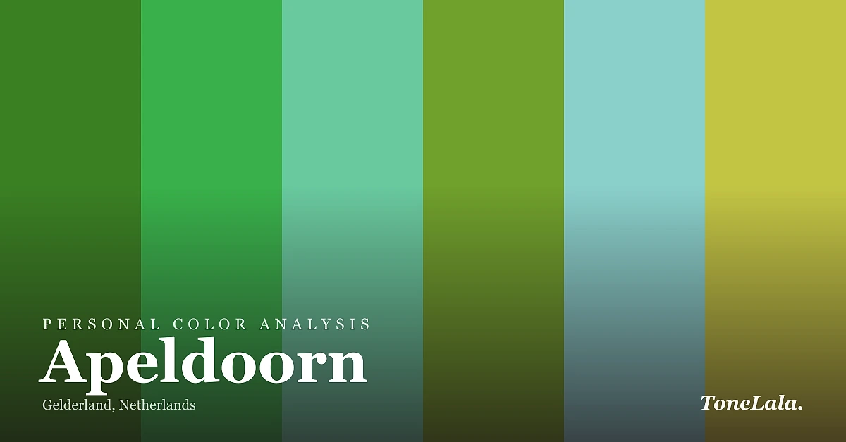 Personal color analysis in Apeldoorn — the Apeldoorn color palette by ToneLala