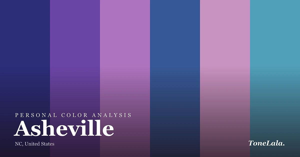 Personal color analysis in Asheville — the Asheville color palette by ToneLala