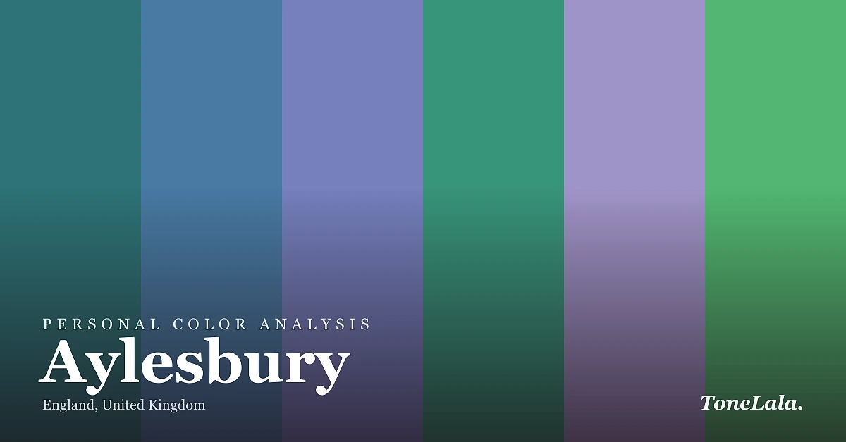 Personal color analysis in Aylesbury — the Aylesbury color palette by ToneLala
