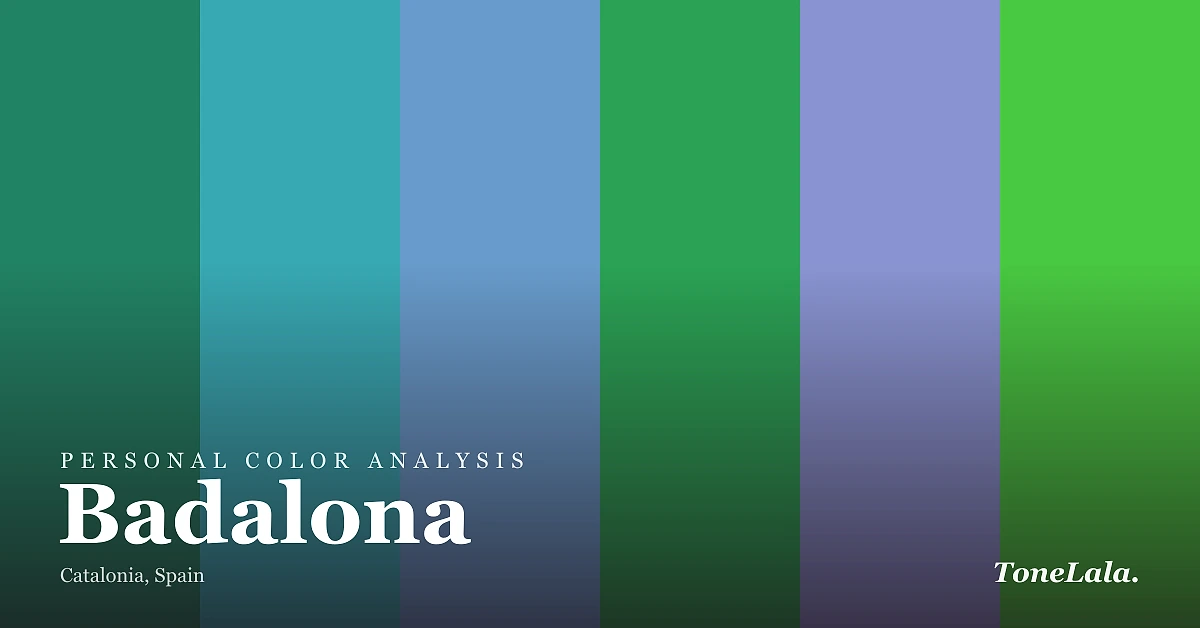 Personal color analysis in Badalona — the Badalona color palette by ToneLala