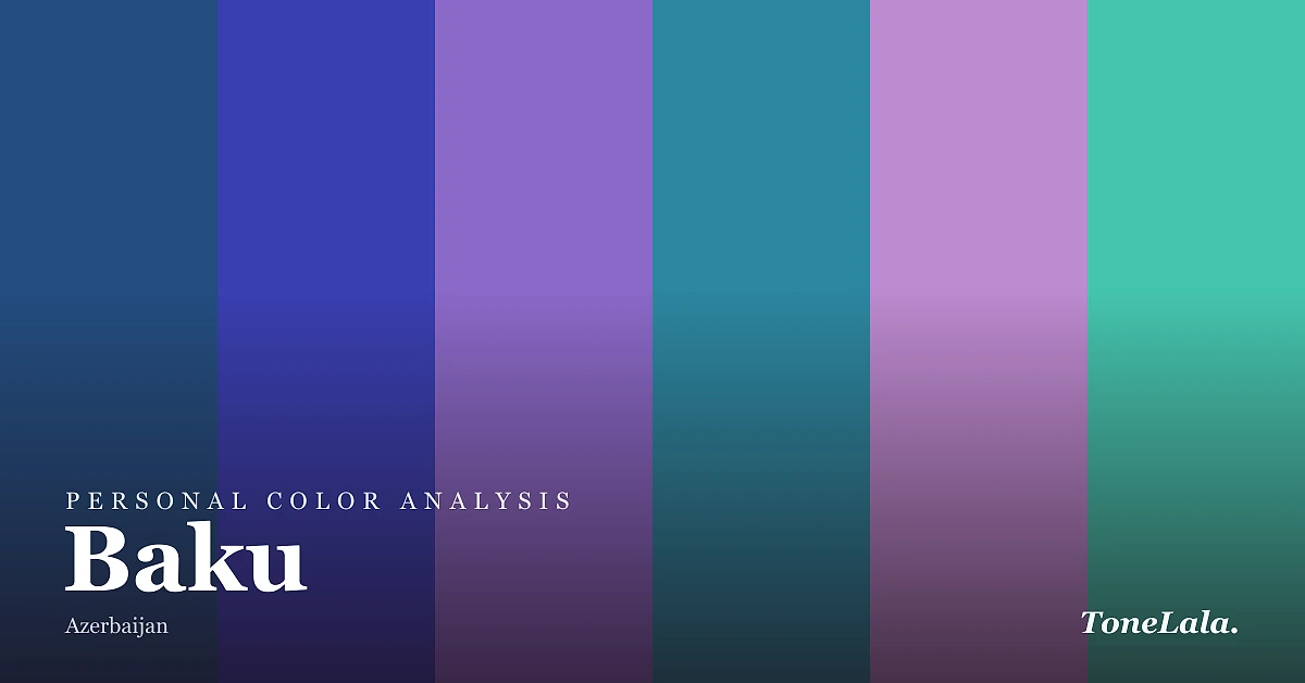 Personal color analysis in Baku — the Baku color palette by ToneLala