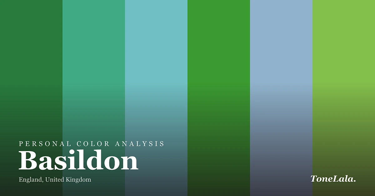 Personal color analysis in Basildon — the Basildon color palette by ToneLala