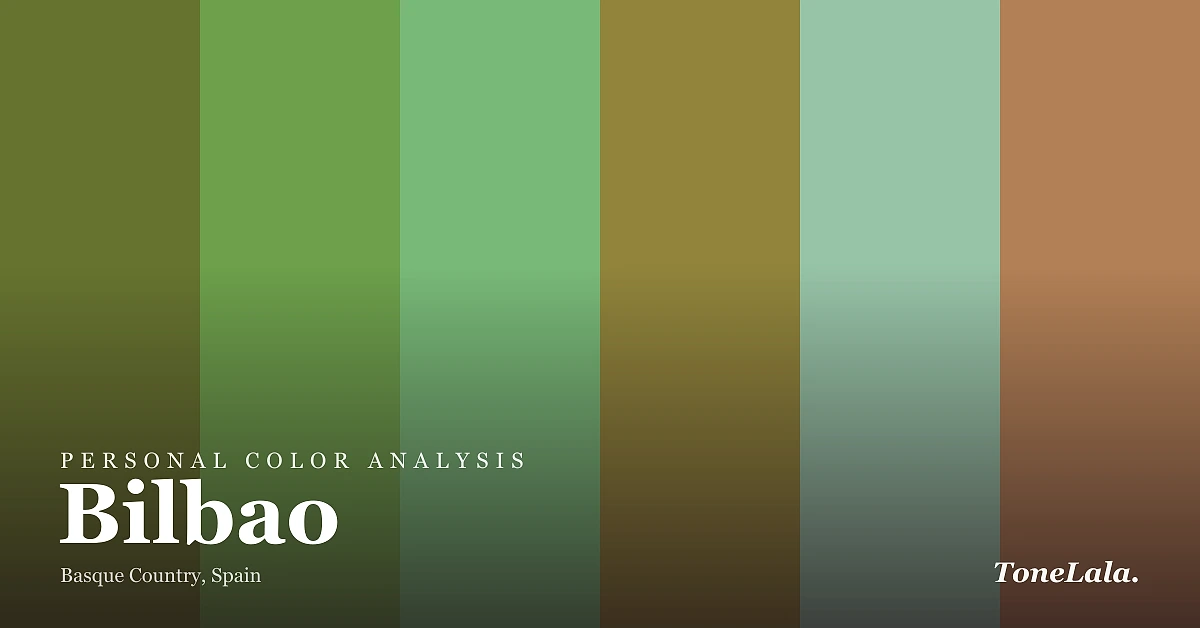 Personal color analysis in Bilbao — the Bilbao color palette by ToneLala