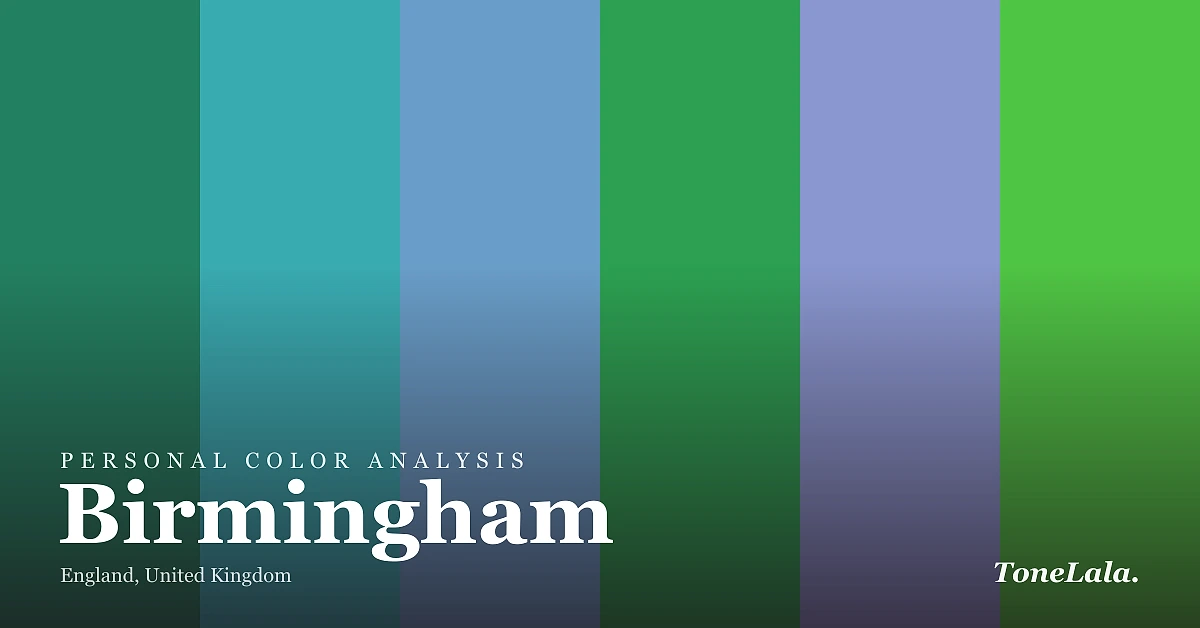 Personal color analysis in Birmingham — the Birmingham color palette by ToneLala