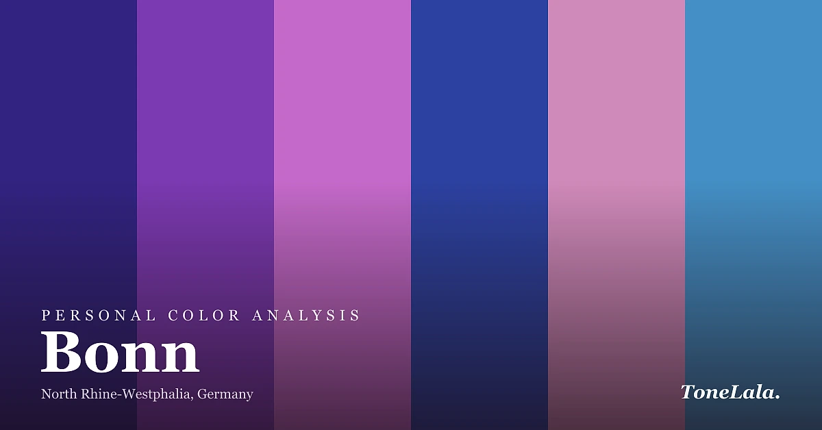 Personal color analysis in Bonn — the Bonn color palette by ToneLala