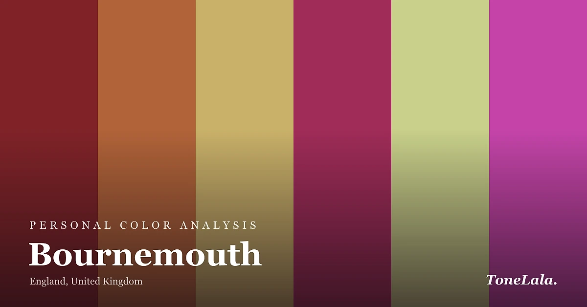 Personal color analysis in Bournemouth — the Bournemouth color palette by ToneLala
