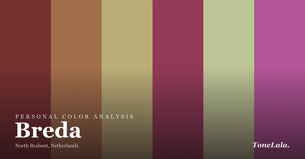 Personal color analysis in Breda — the Breda color palette by ToneLala