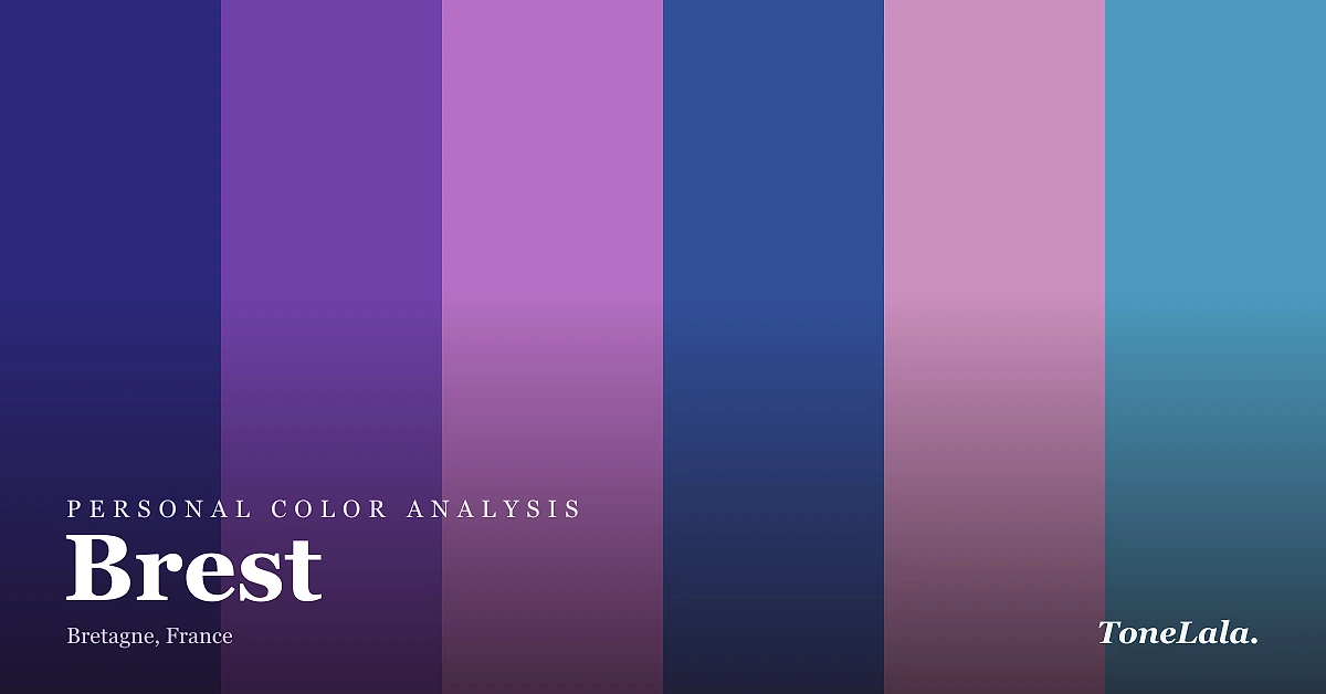 Personal color analysis in Brest — the Brest color palette by ToneLala