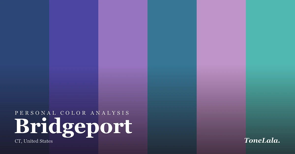 Personal color analysis in Bridgeport — the Bridgeport color palette by ToneLala