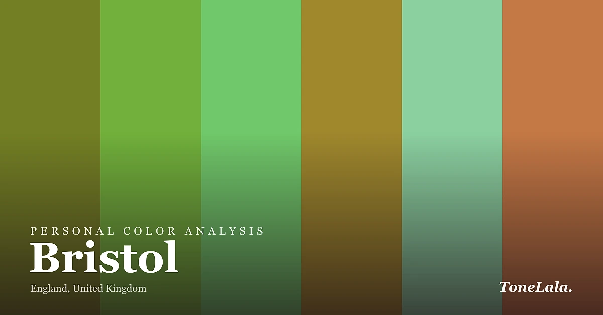 Personal color analysis in Bristol — the Bristol color palette by ToneLala