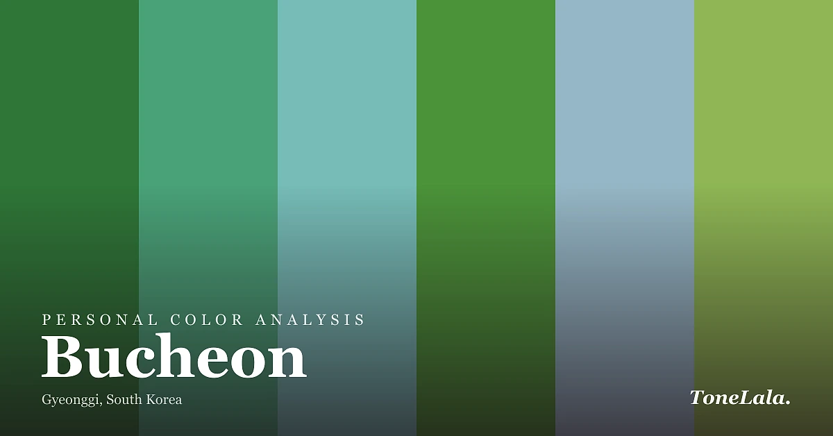 Personal color analysis in Bucheon — the Bucheon color palette by ToneLala