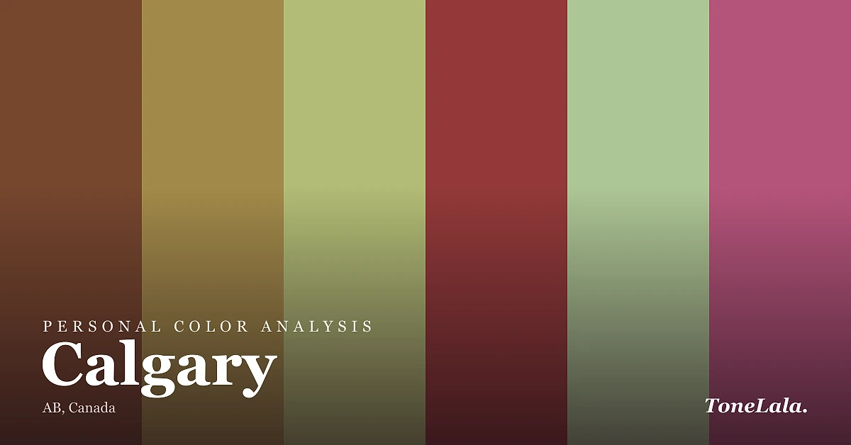 Personal color analysis in Calgary — the Calgary color palette by ToneLala