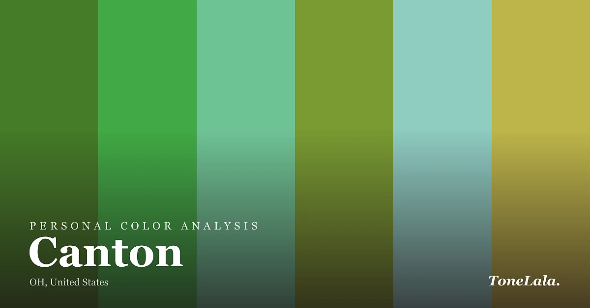 Personal color analysis in Canton — the Canton color palette by ToneLala