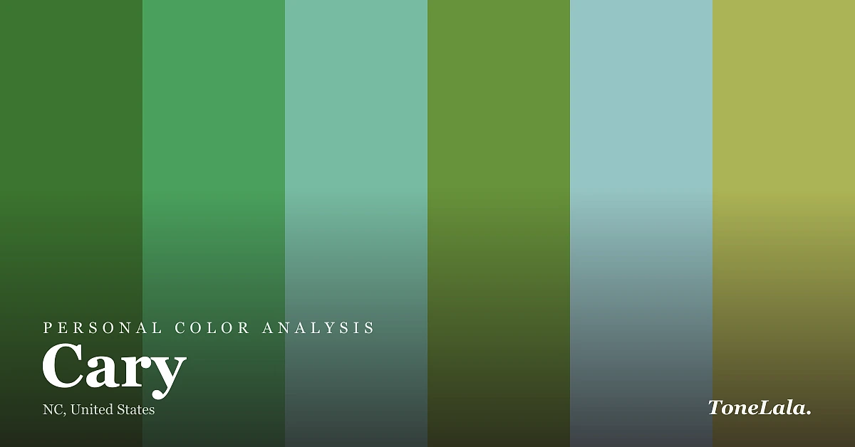 Personal color analysis in Cary — the Cary color palette by ToneLala