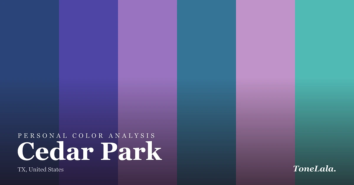 Personal color analysis in Cedar Park — the Cedar Park color palette by ToneLala