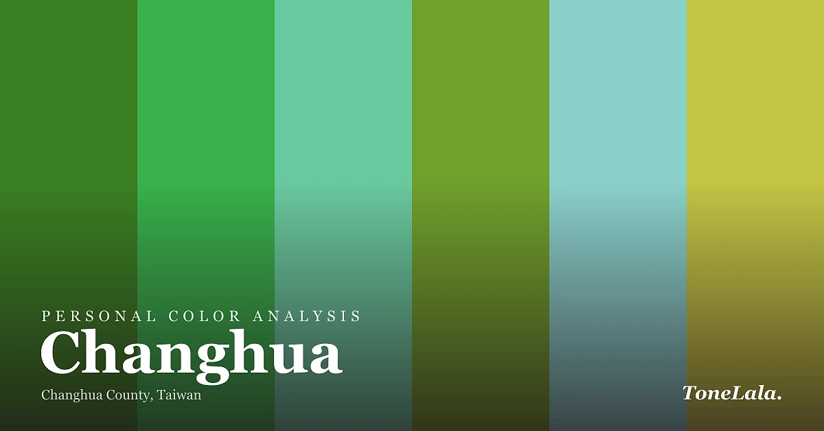 Personal color analysis in Changhua — the Changhua color palette by ToneLala