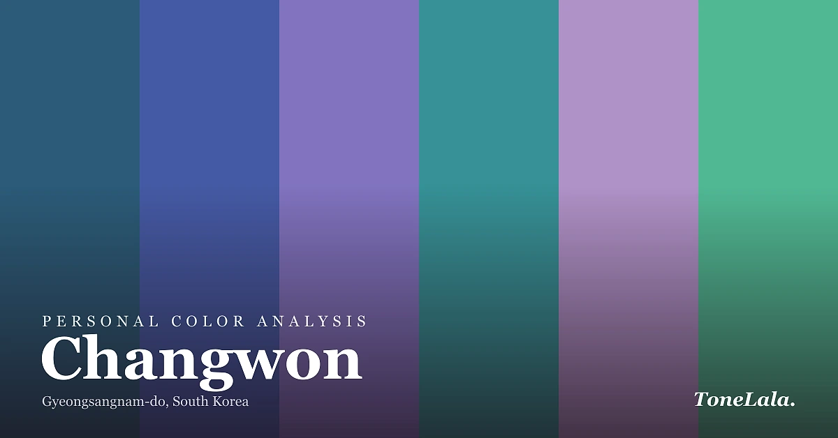 Personal color analysis in Changwon — the Changwon color palette by ToneLala