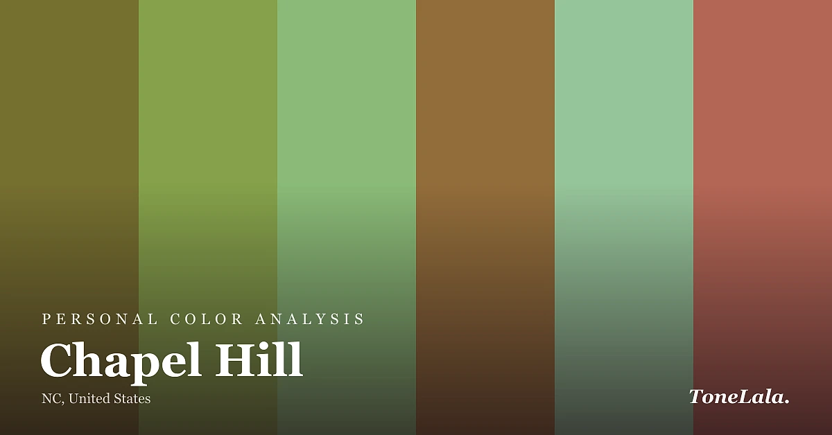 Personal color analysis in Chapel Hill — the Chapel Hill color palette by ToneLala