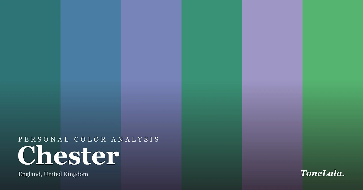 Personal color analysis in Chester — the Chester color palette by ToneLala