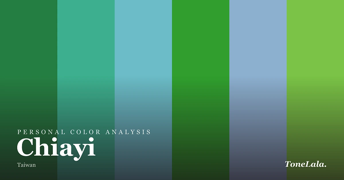 Personal color analysis in Chiayi — the Chiayi color palette by ToneLala
