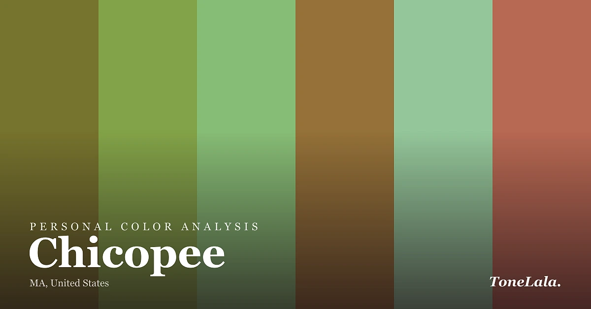 Personal color analysis in Chicopee — the Chicopee color palette by ToneLala