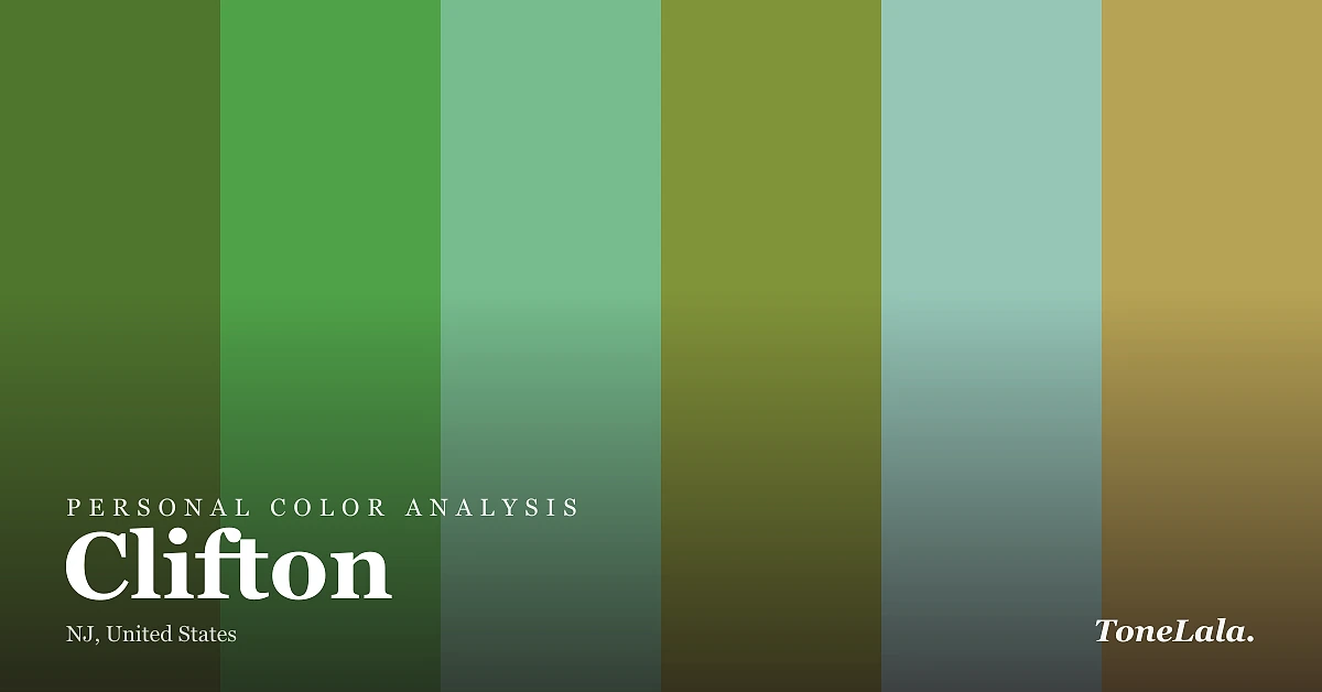 Personal color analysis in Clifton — the Clifton color palette by ToneLala