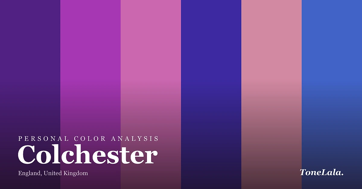 Personal color analysis in Colchester — the Colchester color palette by ToneLala