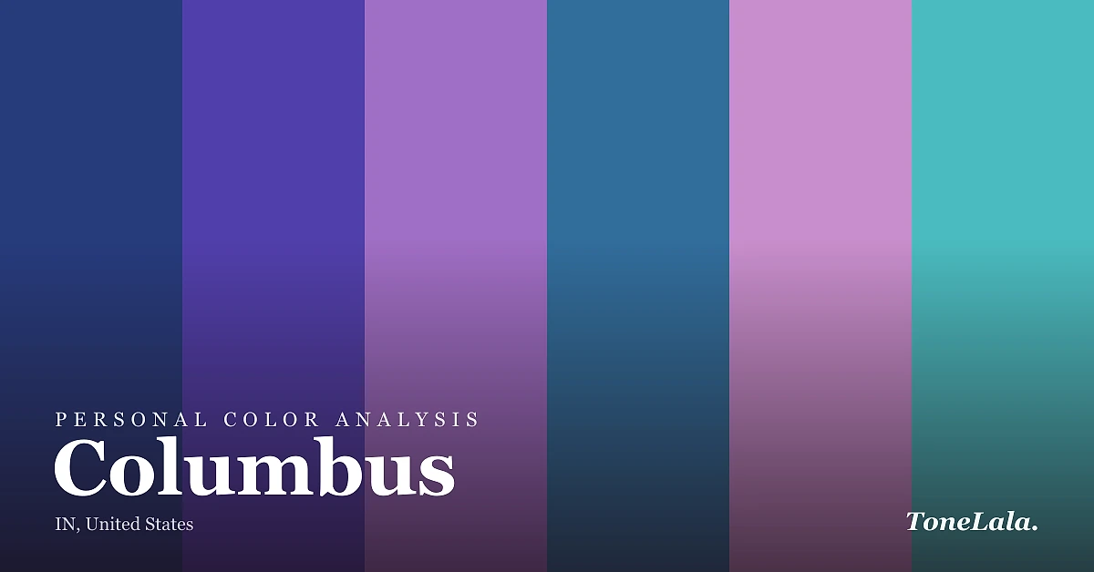 Personal color analysis in Columbus — the Columbus color palette by ToneLala