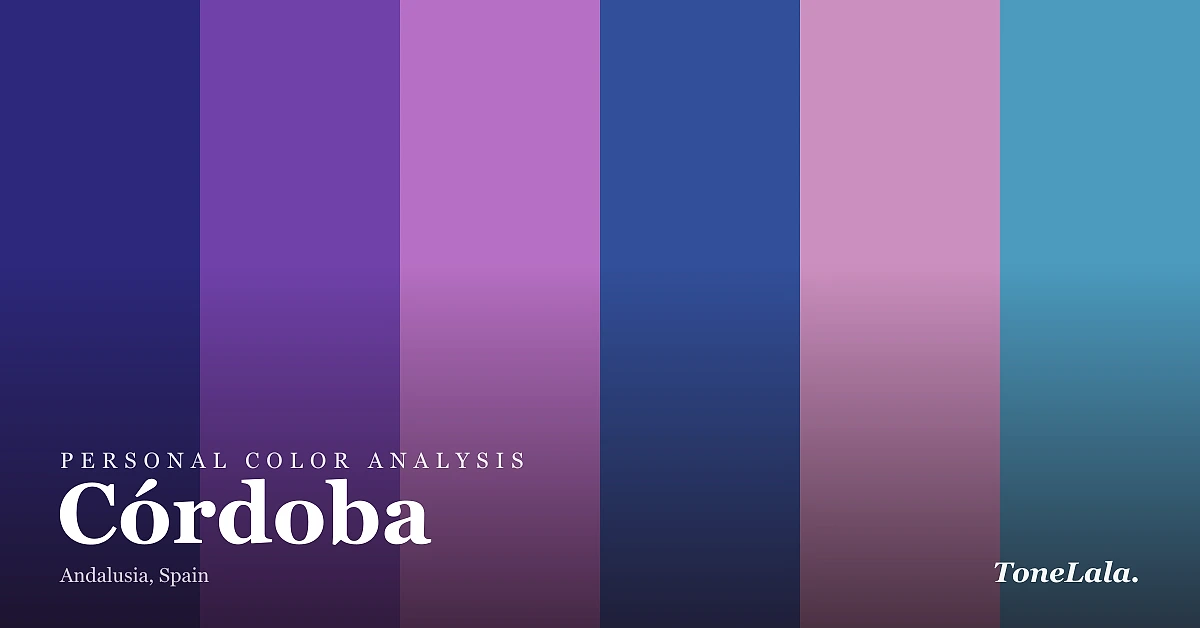 Personal color analysis in Córdoba — the Córdoba color palette by ToneLala