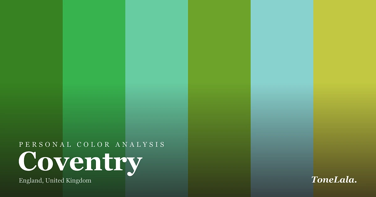 Personal color analysis in Coventry — the Coventry color palette by ToneLala