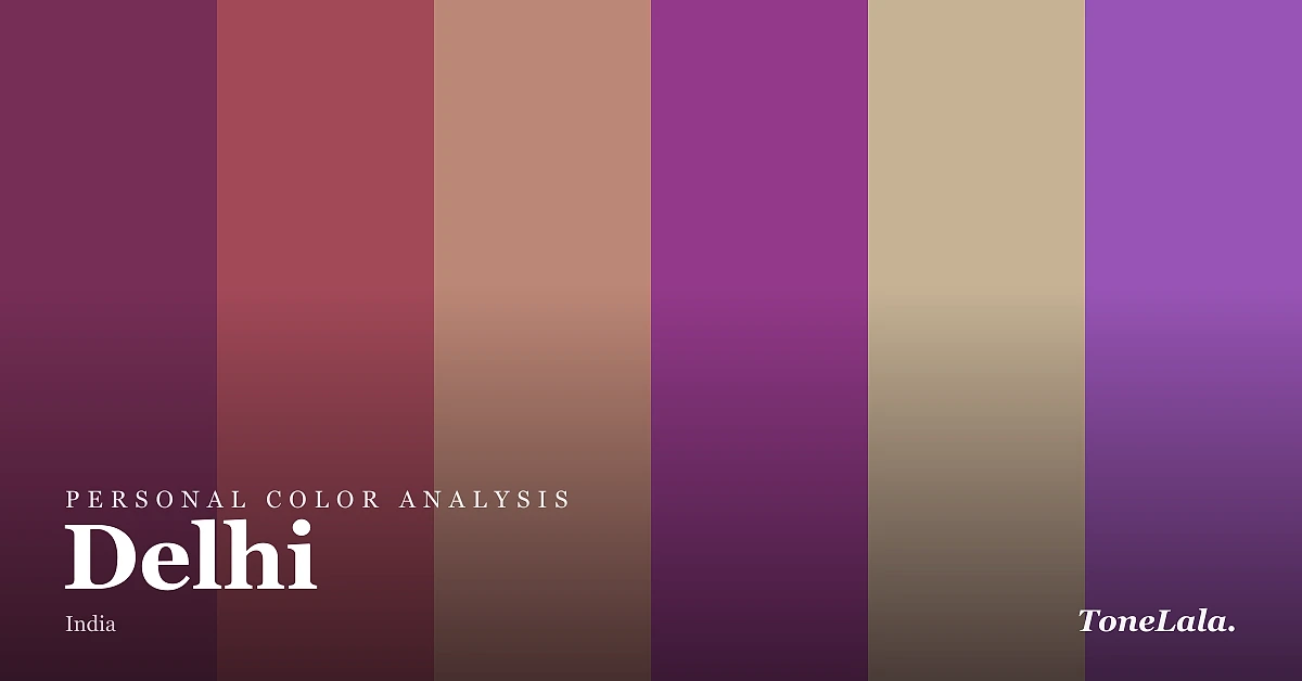 Personal color analysis in Delhi — the Delhi color palette by ToneLala