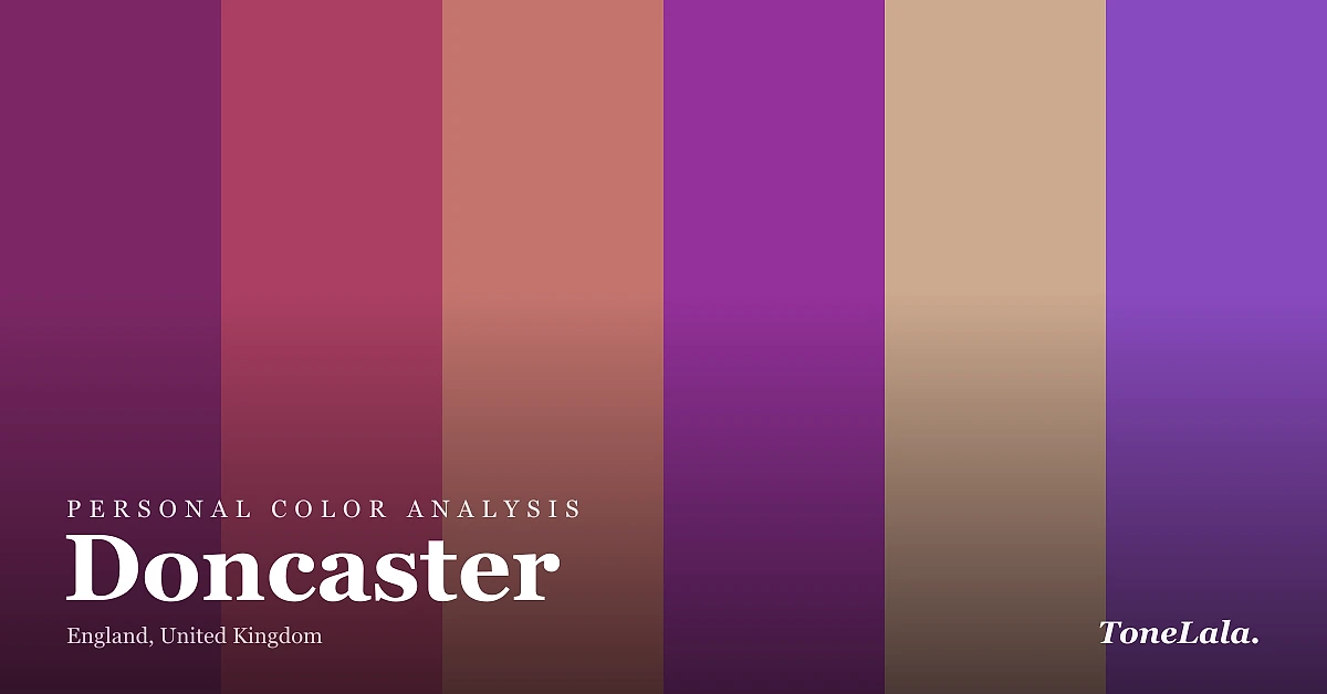 Personal color analysis in Doncaster — the Doncaster color palette by ToneLala