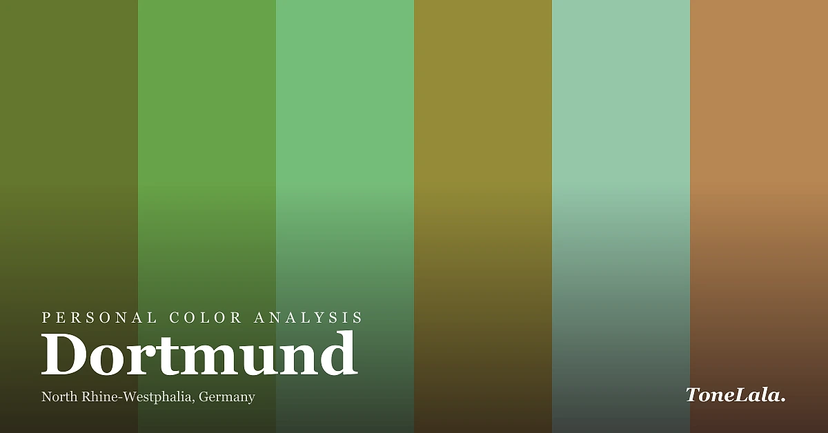 Personal color analysis in Dortmund — the Dortmund color palette by ToneLala