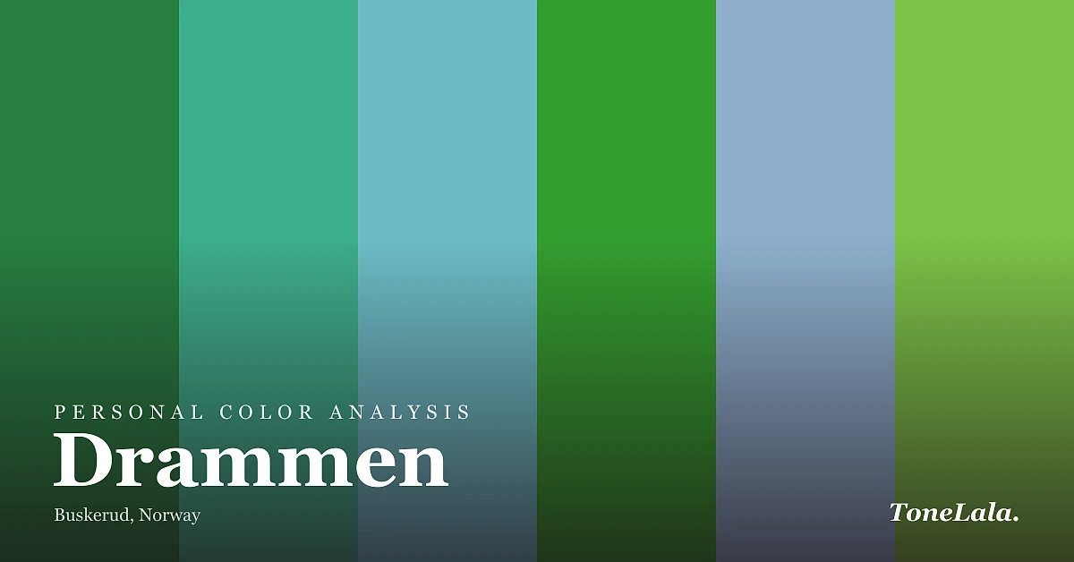 Personal color analysis in Drammen — the Drammen color palette by ToneLala