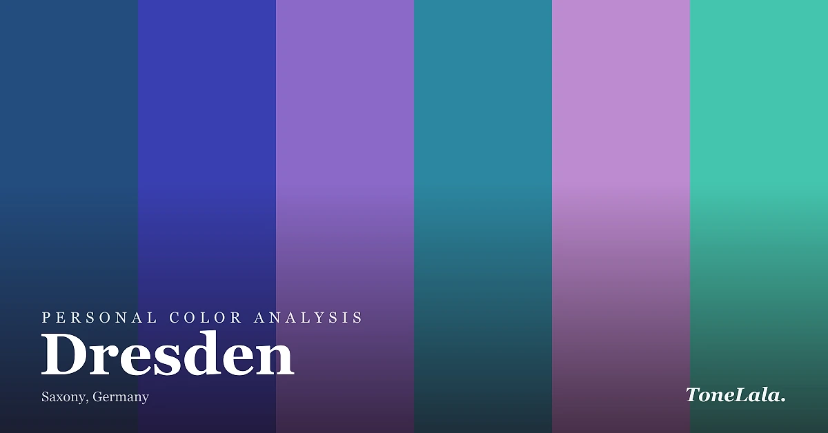 Personal color analysis in Dresden — the Dresden color palette by ToneLala