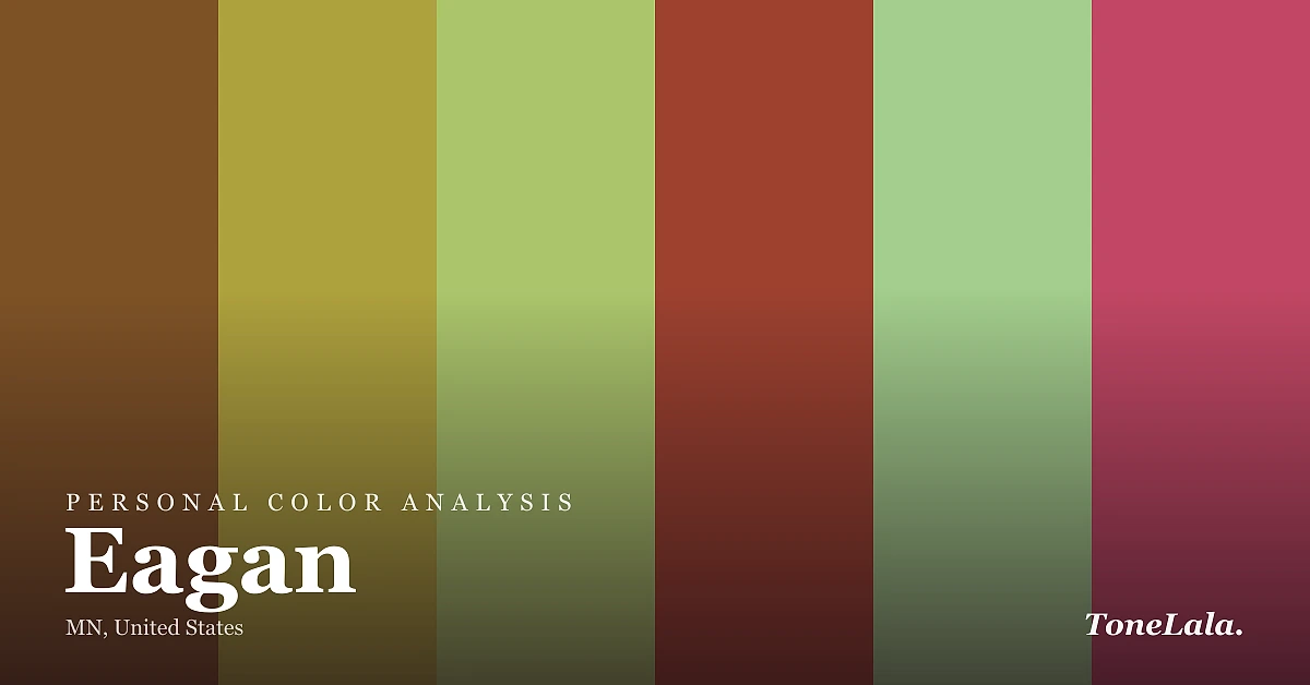 Personal color analysis in Eagan — the Eagan color palette by ToneLala