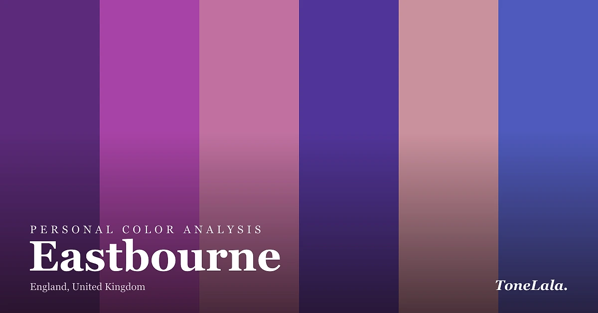 Personal color analysis in Eastbourne — the Eastbourne color palette by ToneLala