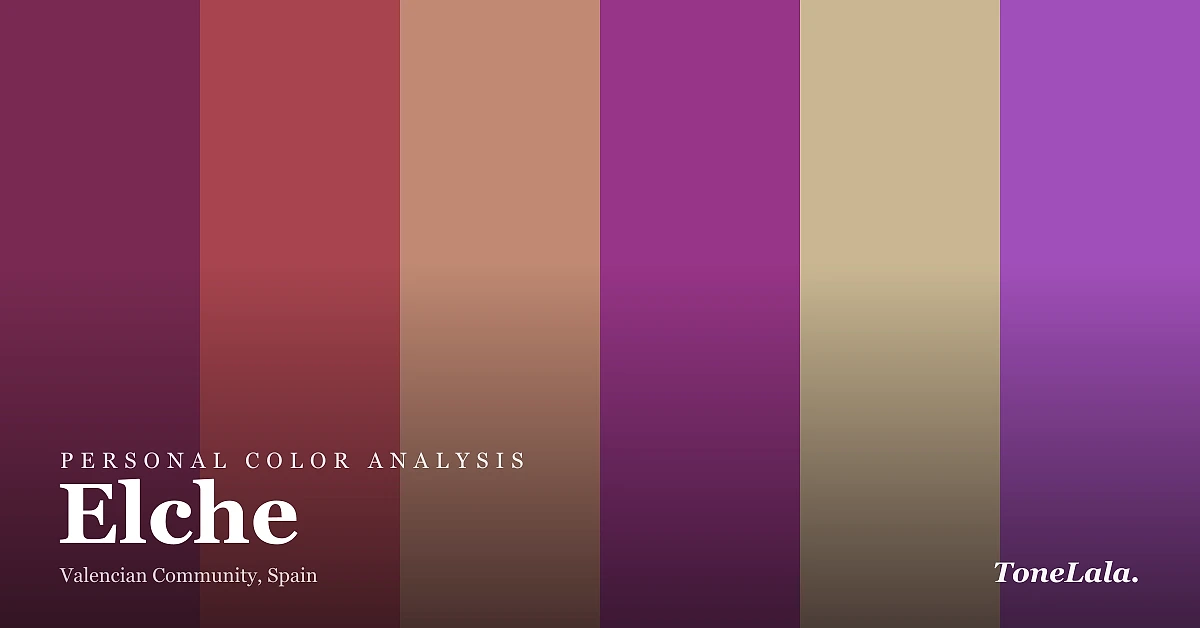 Personal color analysis in Elche — the Elche color palette by ToneLala